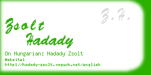 zsolt hadady business card